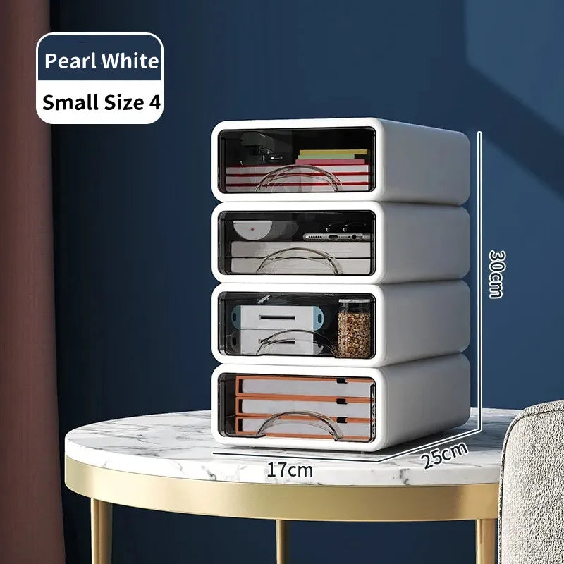 Storage Drawers Desk Organizer Box